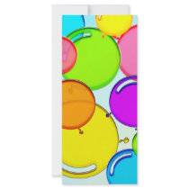 colourful balloons dancing in the air