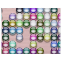 Colourful balls full colour flyer