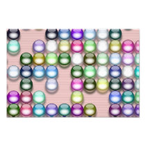 Colourful balls photo print