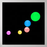 Colourful Balls Poster