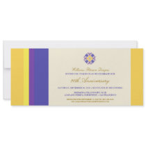 Colourful Bands Corporate Event Invitation (yellow