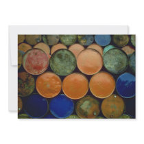 Colourful Barrels Custom Invite