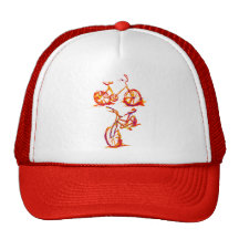 Colourful Bike Designs Trucker Hats
