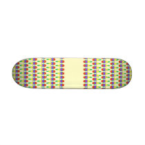 Colourful Bird Pattern. Gouldian Finch. Skateboards