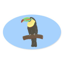 Colourful Bird, Toucan Painting by CherylsArt