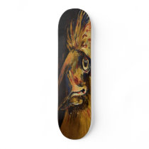Colourful Birds Head and Beak ("old" Oil) Skate Board Decks