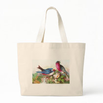 Colourful Birds, Roses & Waterspout Bag