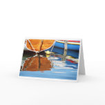 Colourful boats cards
