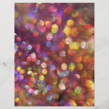 Colourful Bokeh Pattern Flyers