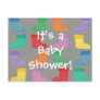 Colourful Boots Baby Shower Invitations for Him