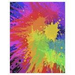 Colourful Bright Ink Splat Design Vector flyers