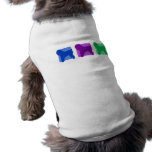 Colourful Brussels Griffon Silhouettes pet clothing