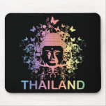 Colourful Buddha thailand Mouse Mats