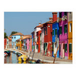 Colourful Burano Postcard