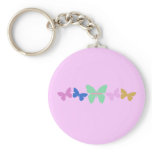 Colourful butterflies keychains