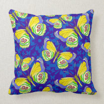 Colourful Butterflies original  design pillow pillows