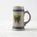 Colourful butterfly coffee mugs