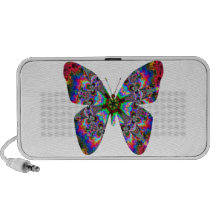 Colourful Butterfly Mandala Speaker System