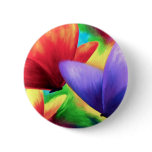 Colourful Butterfly Painting - Multi buttons