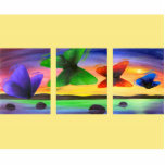Colourful Butterfly Painting - Multi photo sculptures