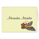 Colourful Butterfly Place Setting Table cards