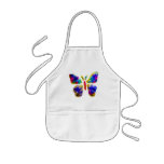 Colourful Butterfly Spray Art aprons