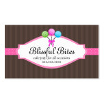 Colourful Cake Pops Business Cards