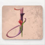Colourful Calla Initial J Mouse Pads