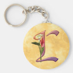 Colourful Calla Initial L Keychains