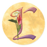 Colourful Calla Initial L stickers