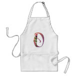 Colourful Calla Initial O aprons