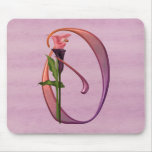Colourful Calla Initial O mousepads