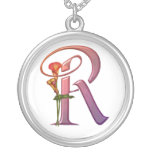 Colourful Calla Initial R Jewelry