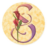 Colourful Calla Initial S stickers