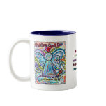 Colourful Cancer Angel Mug