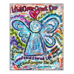 Colourful Cancer Angel Painting t-shirts