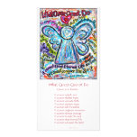 Colourful Cancer Angel Photo Card photo cards