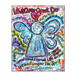 Colourful Cancer Angel T-shirt