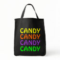 Colourful Candy Halloween Tote Bag