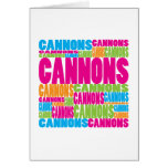 Colourful Cannons cards