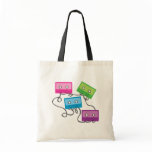 Colourful Cassette Tapes bags