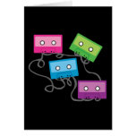 Colourful Cassette Tapes cards