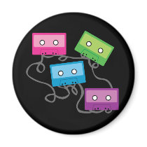 Colourful Cassette Tapes