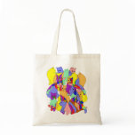 Colourful Cat Pattern bags