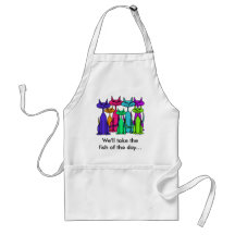 Colourful Cats Apron