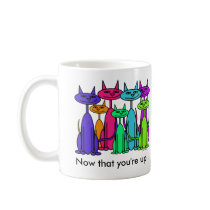 Colourful Cats Coffee Mug