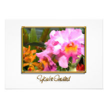 Colourful Cattleyas Invite