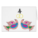 Colourful Celebration Birds Card