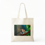 Colourful Chameleon on a Glass Wall Bags