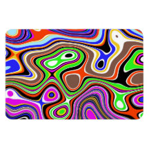 Colourful chaos flexible magnet